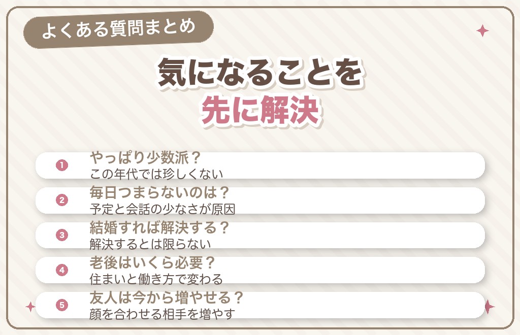 50代独身女性の「きつい」に関するQ&A