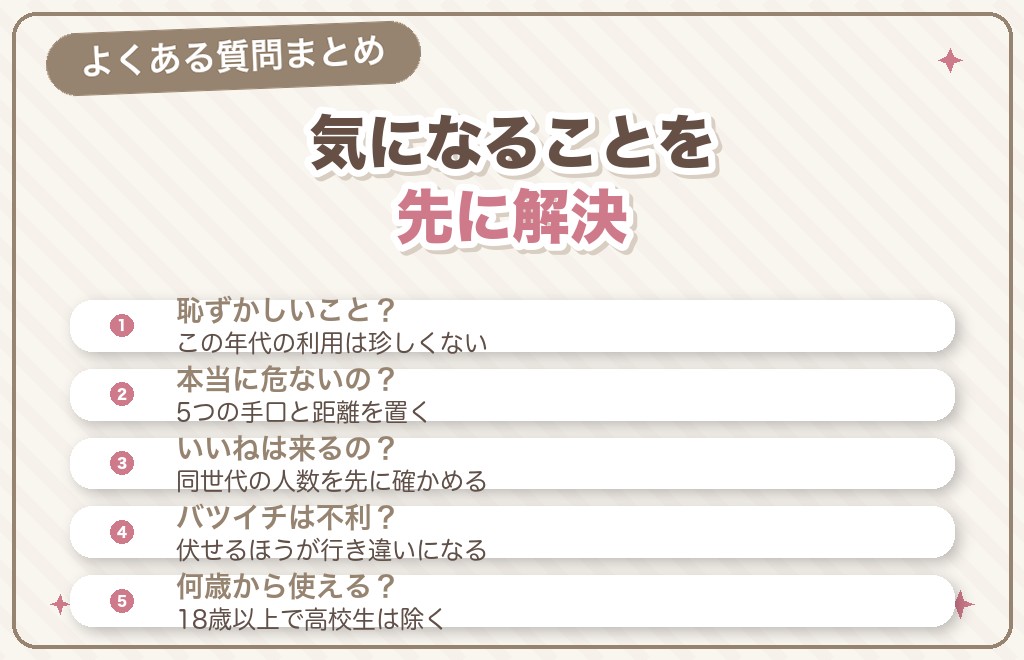 マッチングアプリの50代は「やばい」のかに関するQ&A