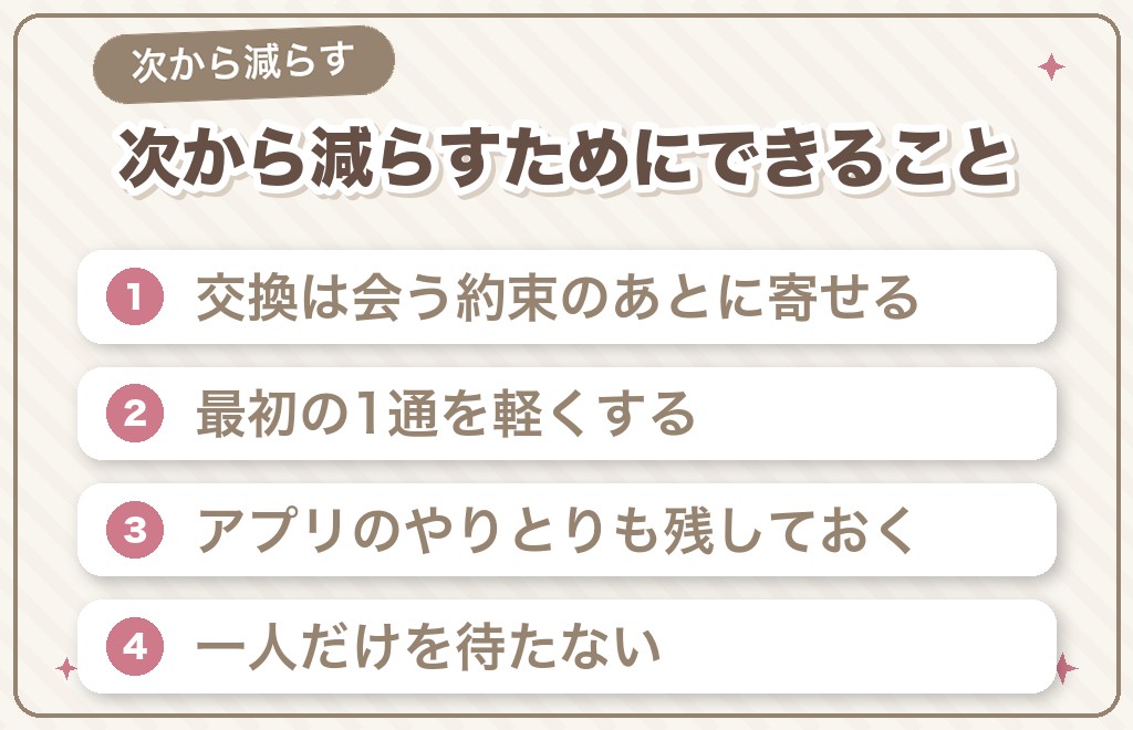 ライン交換後のフェードアウトを次から減らすためにできること